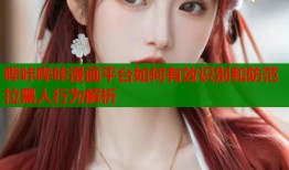 哔咔哔咔漫画平台如何有效识别和防范拉黑人行为解析